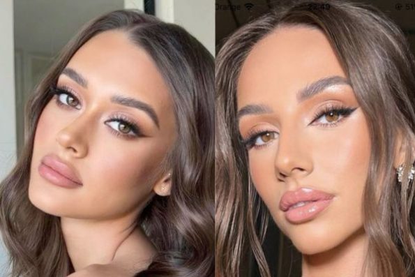 Underpainting makeup technique – contour and blush applied before foundation
