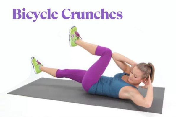 Bicycle Crunches,effective exercises