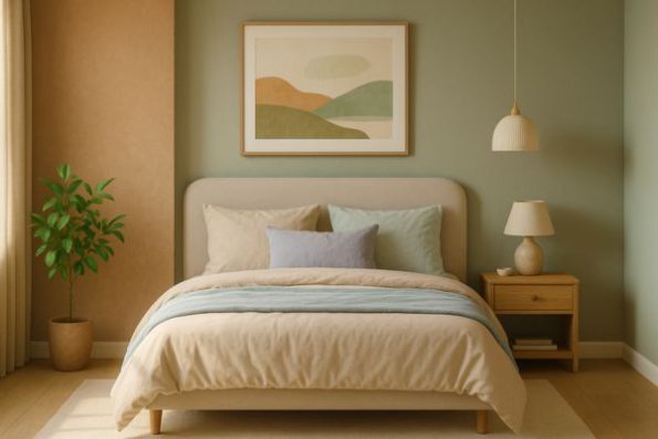 pastel shades can create a calming atmosphere