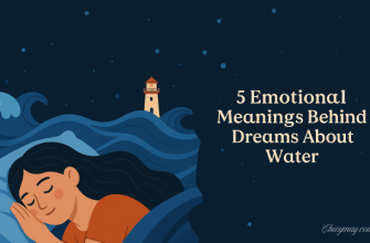 Dream symbolism of water – calm subconscious journey under moonlight