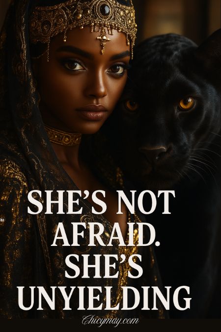 She’s not afraid. She’s unyielding.