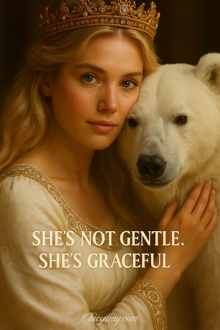 She’s not gentle. She’s graceful