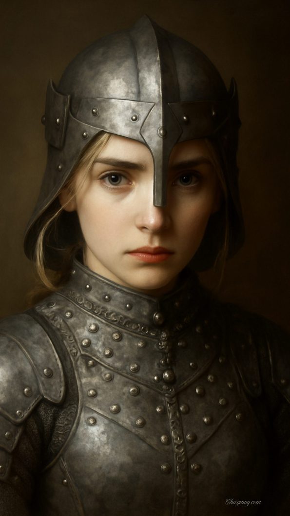 Steel Guardian archetype showing quiet feminine strength
